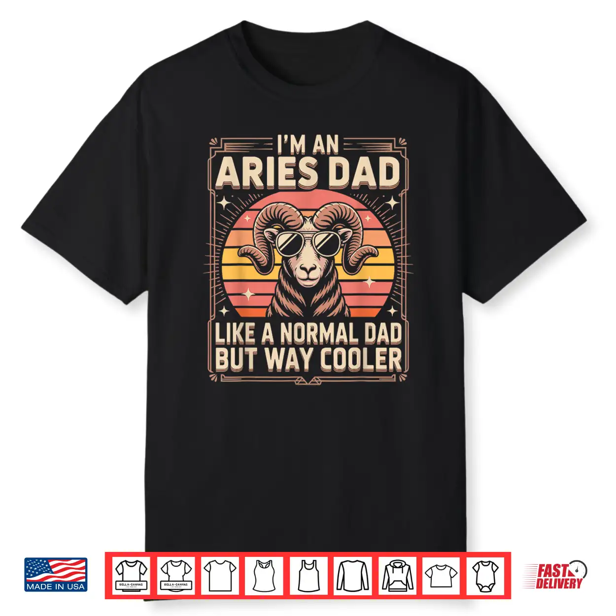 I’M An Aries Dad Like A Normal Dad But Way Cooler Shirt I’M An Aries Dad Like A Normal Dad But Way Cooler Shirt