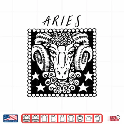 Design First Sign of The Zodiac Aries Ram Logo Aries Season Shirt