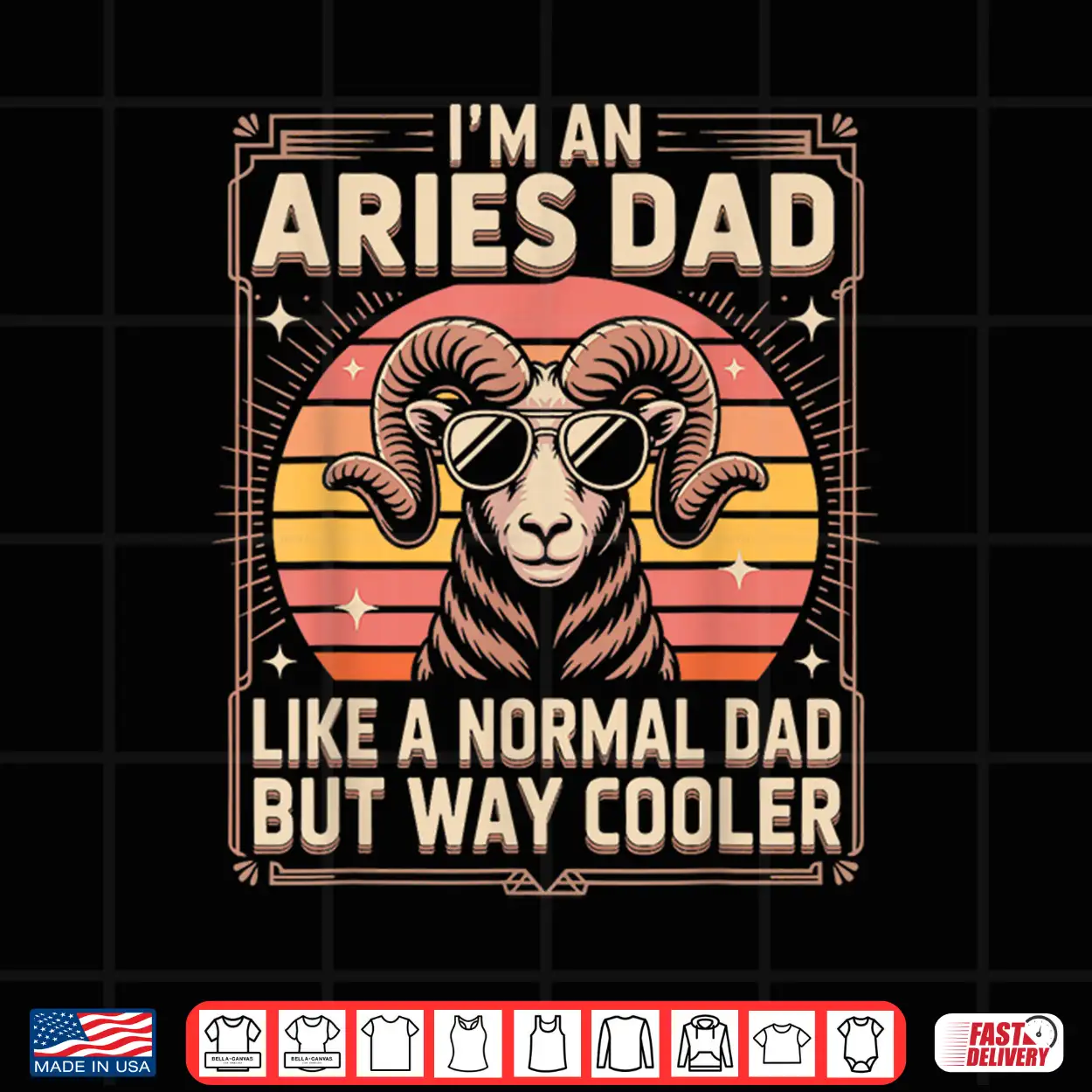 I’M An Aries Dad Like A Normal Dad But Way Cooler Shirt I’M An Aries Dad Like A Normal Dad But Way Cooler Shirt
