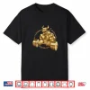 Bull Beast Lifting Taurus Bodybuilding Workout Fitness Gold Shirt