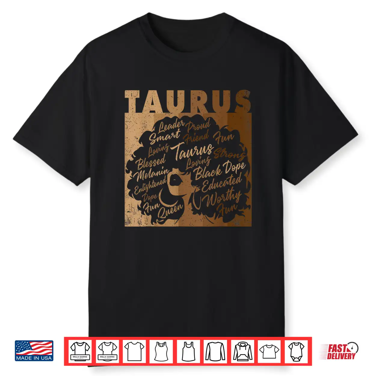 Taurus Girl African American Women Melanin Birthday Shirt Taurus Girl African American Women Melanin Birthday Shirt