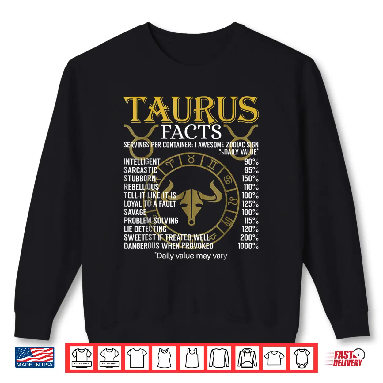 Taurus Facts Zodiac Sign Shirt Taurus Facts Zodiac Sign Shirt