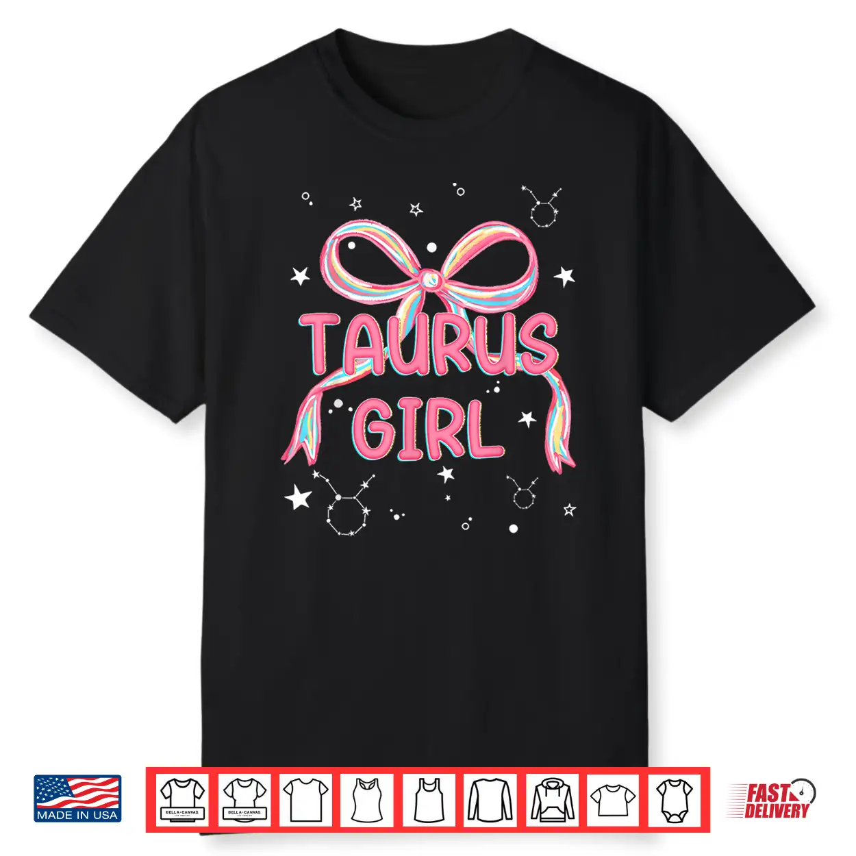 Cute Coquette Taurus Girl Zodiac April May Birthday Shirt Cute Coquette Taurus Girl Zodiac April May Birthday Shirt