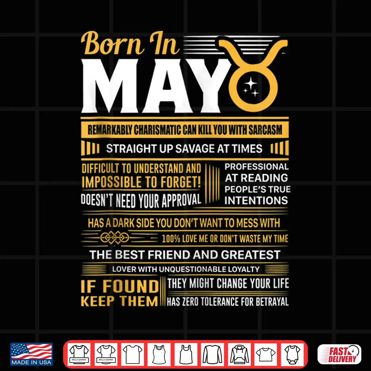 Born In May Taurus Funny Birthday Gift Shirt Born In May Taurus Funny Birthday Gift Shirt