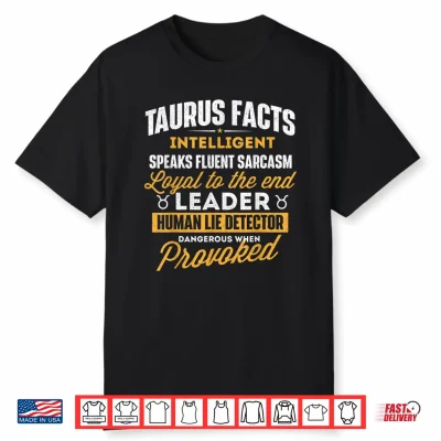 Taurus Facts Astrology Astrologer Horoscope Zodiac Sign Shirt