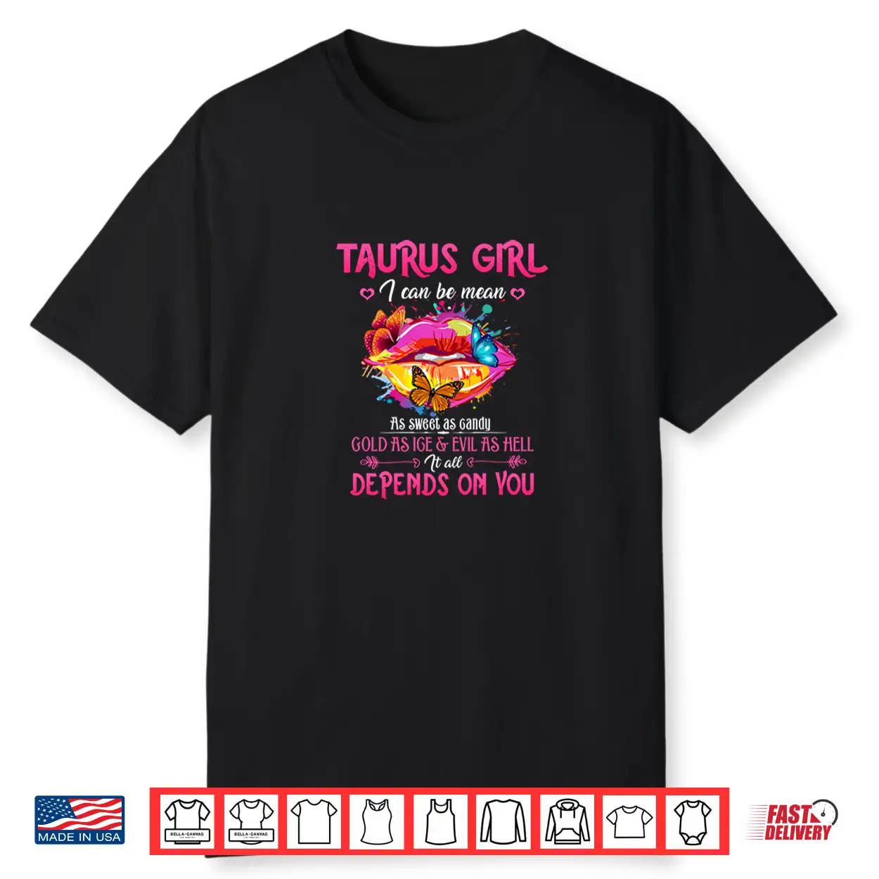 Taurus Girl Lips April May Queen Birthday Zodiac Shirt Taurus Girl Lips April May Queen Birthday Zodiac Shirt