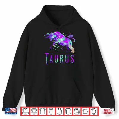 Watercolor Taurus Symbol Zodiac Sign Astrology Horoscope Shirt 1 Hoodie Watercolor Taurus Symbol Zodiac Sign Astrology Horoscope Shirt