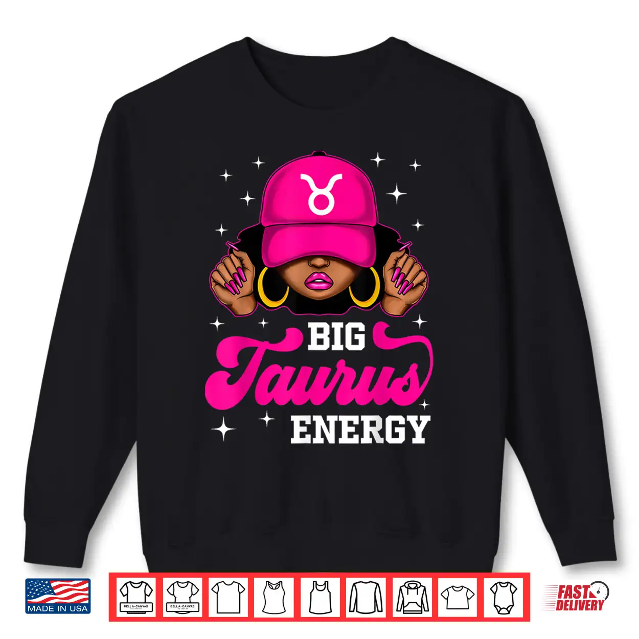 Big Taurus Energy Sassy Black Woman Cap Zodiac Birthday Shirt Big Taurus Energy Sassy Black Woman Cap Zodiac Birthday Shirt