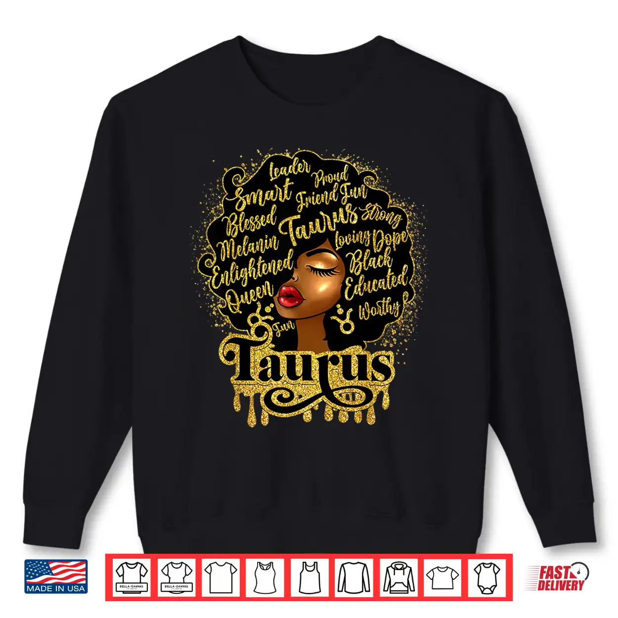 African American Birthday Afro Natural Hair Taurus Girl Shirt African American Birthday Afro Natural Hair Taurus Girl Shirt