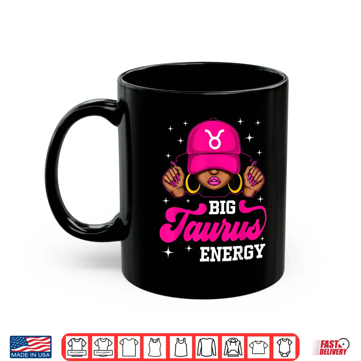 Big Taurus Energy Sassy Black Woman Cap Zodiac Birthday Shirt Big Taurus Energy Sassy Black Woman Cap Zodiac Birthday Shirt