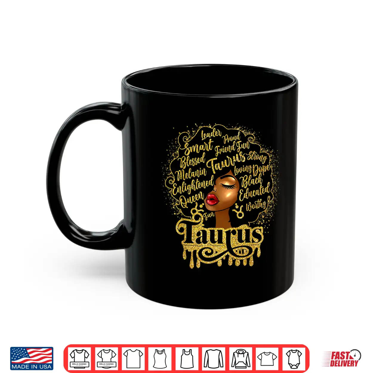 African American Birthday Afro Natural Hair Taurus Girl Shirt African American Birthday Afro Natural Hair Taurus Girl Shirt