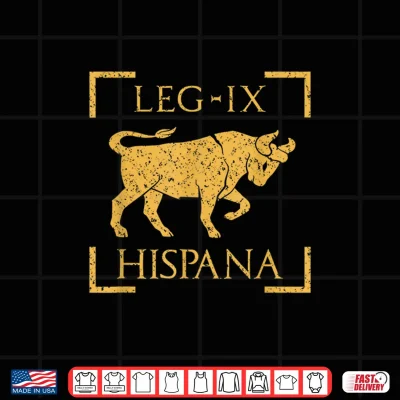 Legio Ix Hispana Taurus Emblem Roman Legion Shirt 4 Design Legio IX Hispana Taurus Emblem Roman Legion Shirt