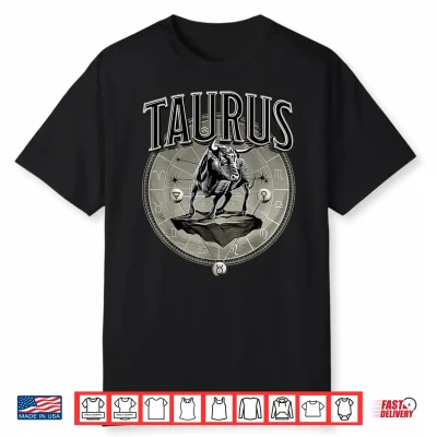Taurus Tee Men Zodiac Sign Taurus Shirt