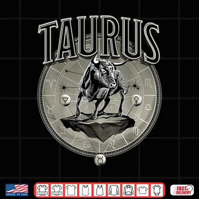 Taurus Tee Men Zodiac Sign Taurus Shirt 4 Design Taurus Tee Men Zodiac Sign Taurus Shirt