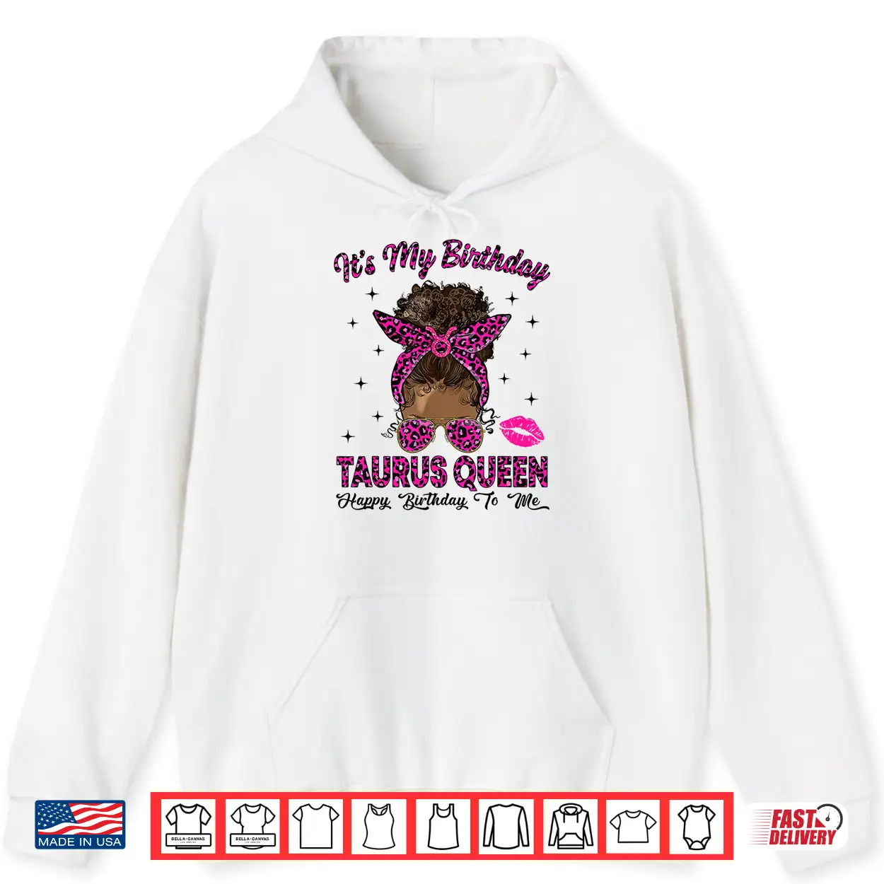 Taurus Woman Messy Bun Leopard It’S My Birthday Queen Shirt Taurus Woman Messy Bun Leopard It’S My Birthday Queen Shirt