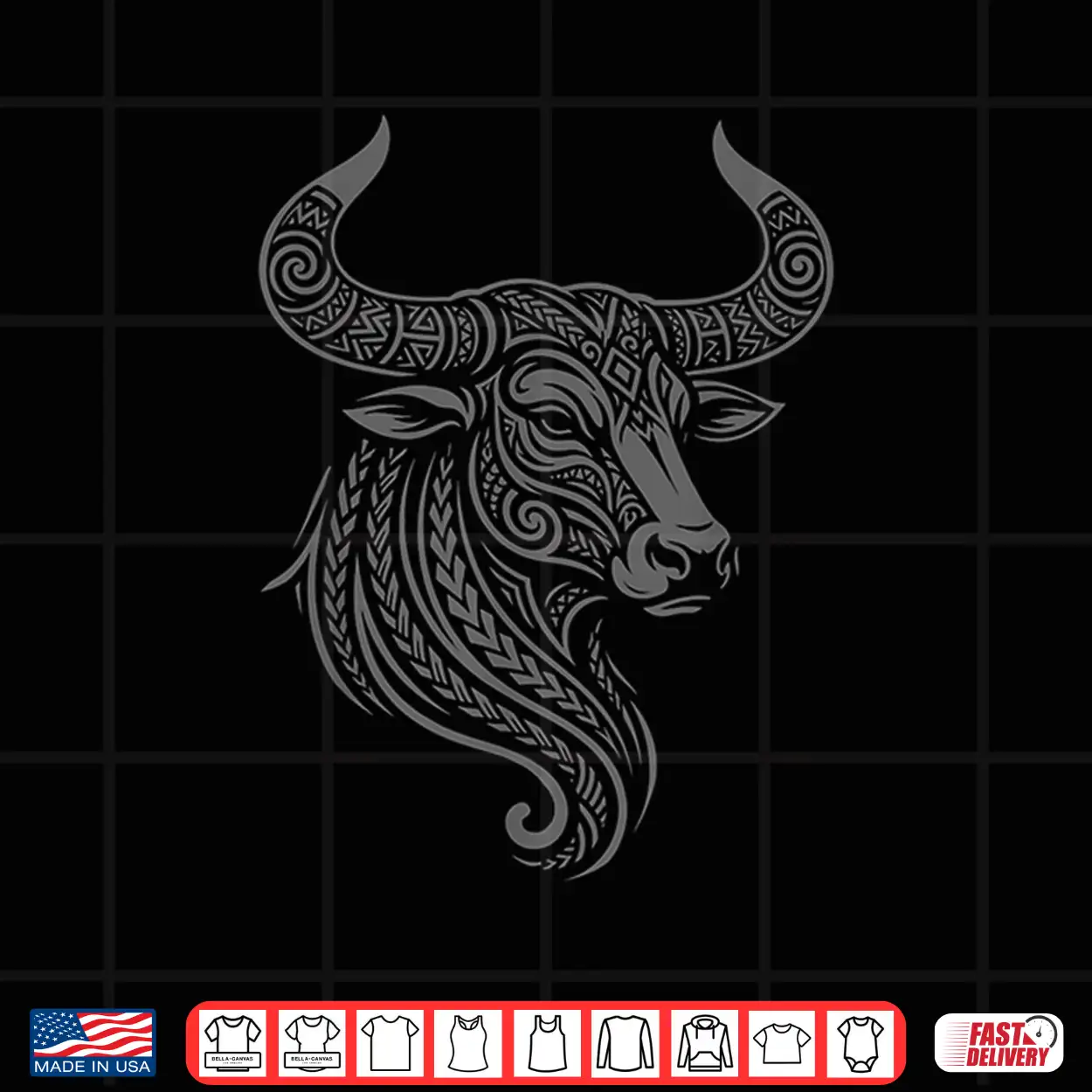 Taurus Zodiac Sign Tribal Tattoo Art Bull Horoscope Shirt Taurus Zodiac Sign Tribal Tattoo Art Bull Horoscope Shirt