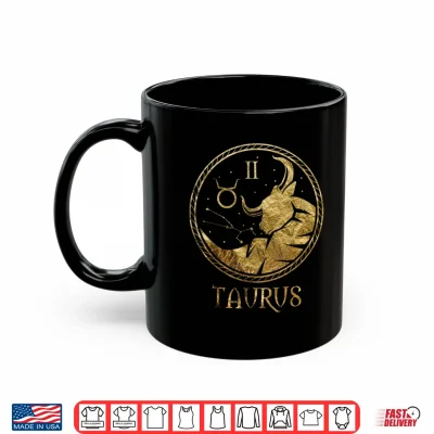 Mug Vintage Taurus Symbol Zodiac Sign April May Birthday Shirt