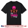 Big Taurus Energy Afro Pink Cap Black Culture Zodiac Shirt