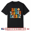 Taurus Big Energy Retro Smile Flower Zodiac Birthday Shirt