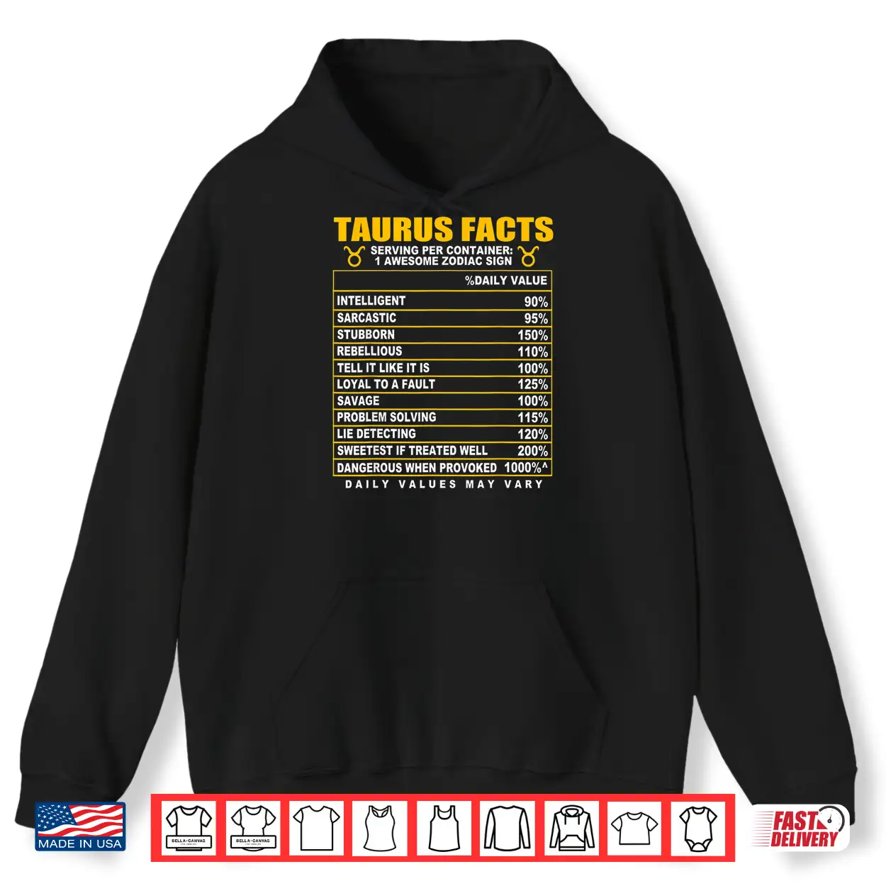 Taurus Facts Shirt Taurus Facts Shirt