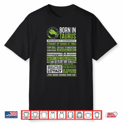 Taurus Horoscope Lover Zodiac Astrological Sign Funny Gift Shirt