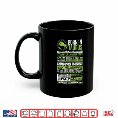 Mug Taurus Horoscope Lover Zodiac Astrological Sign Funny Gift Shirt