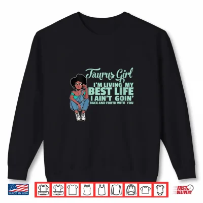 Sweatshirt Taurus Merchandise Season Zodiac Sign Astrographic Birthday Shirt