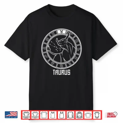 Taurus Zodiac Sign Shirt April May Birthday Gift Shirt