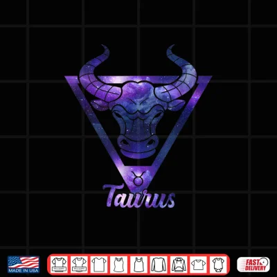 Design Taurus Zodiac Sign Bull Astrology April May Birthday Stars Shirt