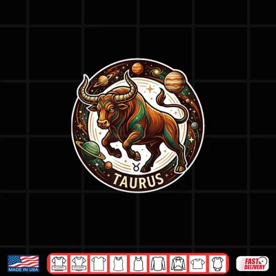 Design Taurus Zodiac Sign Horoscope Star Signs Astrology Birthday Shirt