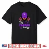 Big Taurus Energy Black Woman Purple Cap Zodiac Sign Shirt
