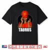 Taurus Black Girl Red Cap Afro Woman Black Queen Shirt