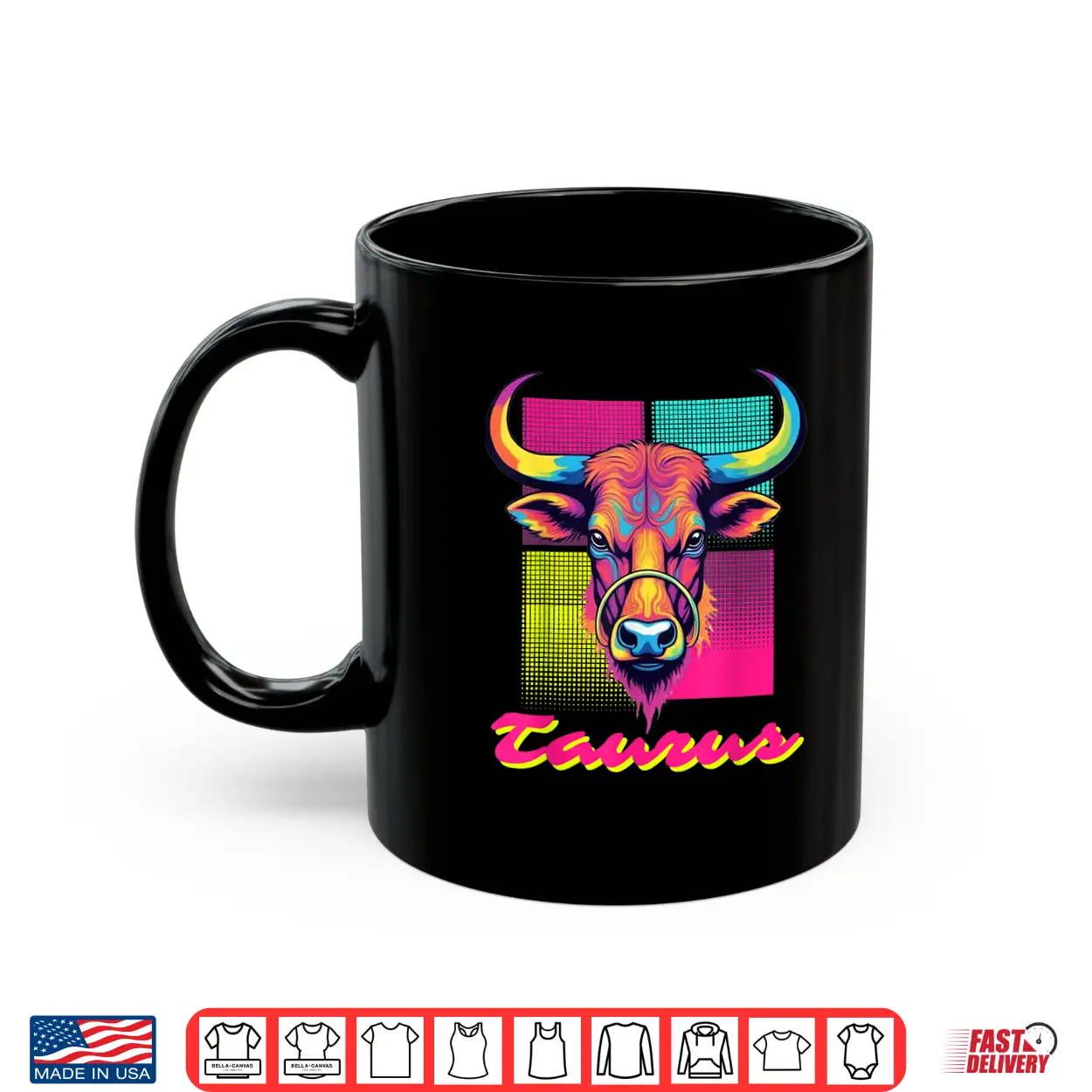 Taurus Bull Neon Retro 80S Vaporwave Zodiac Graphic Taurus Shirt Taurus Bull Neon Retro 80S Vaporwave Zodiac Graphic Taurus Shirt