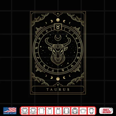 Taurus Horoscope And Zodiac Symbol Shirt 4 Design Taurus Horoscope And Zodiac Symbol Shirt