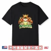 Taurus Queen Black Woman With Green Flowers Afro Girl Zodiac Shirt