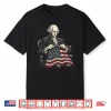 George Washington Knitting America Flag Usa 4Th Of July Shirt