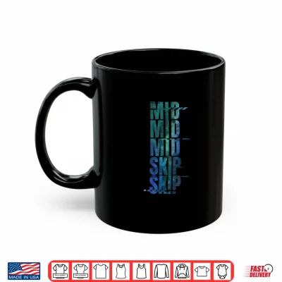 Mug Abstract Typography Graphic Tee Retro Modern Streetwear Shirt 1