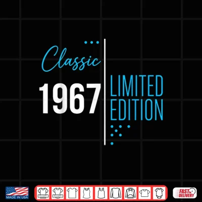 Design Classic Limited Edition 1967 Vintage 59th Birthday 59 Men Shirt 1
