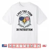 I Put The Tism In Patriotism Retro Eagle Usa Flag 4Th July Shirt