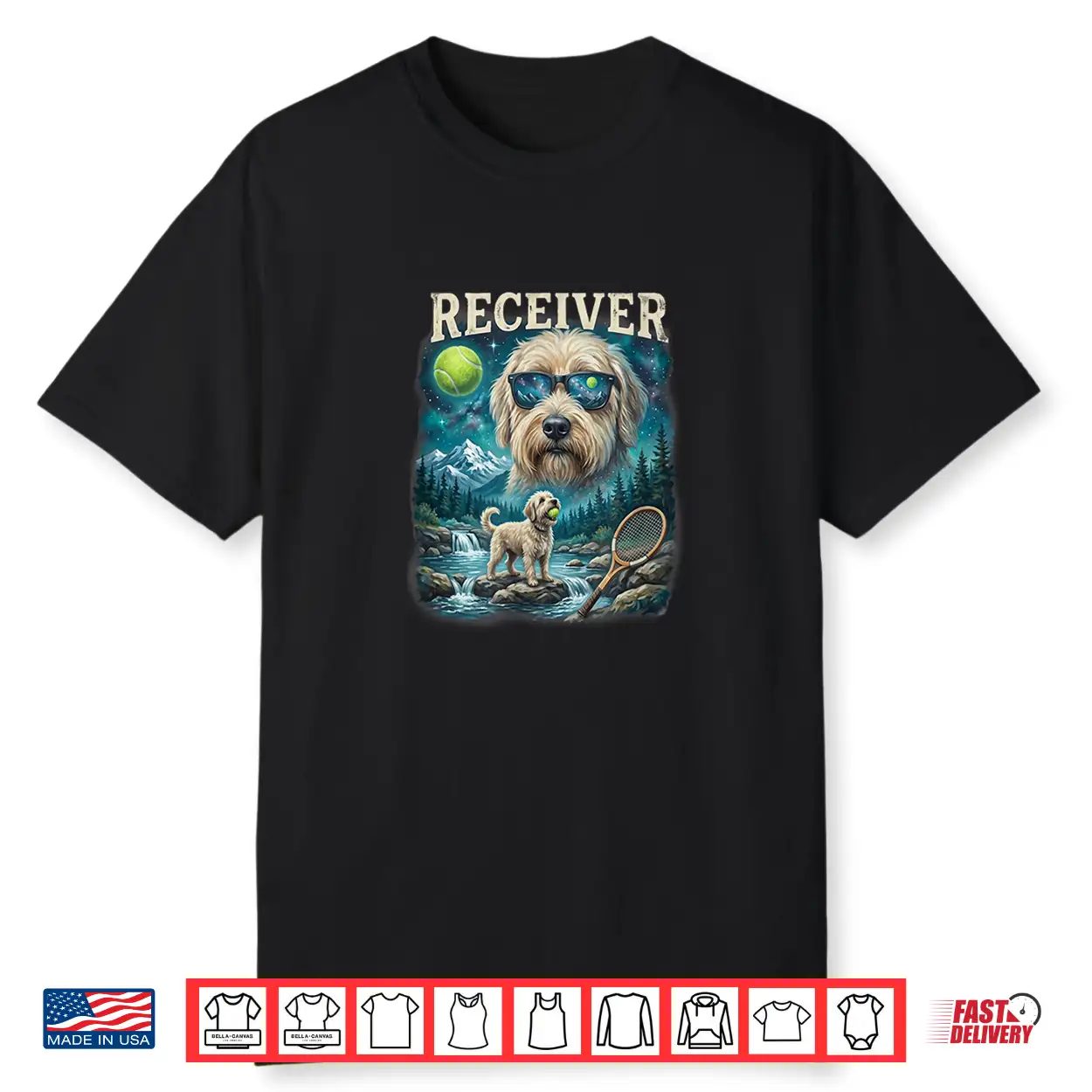 Receiver Tennis Ball Wheaten Terrier Champion Shirt Receiver Tennis Ball Wheaten Terrier Champion Shirt