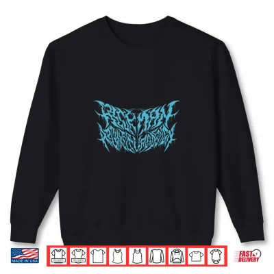 Sweatshirt RAD Blue Death Metal Shirt 1