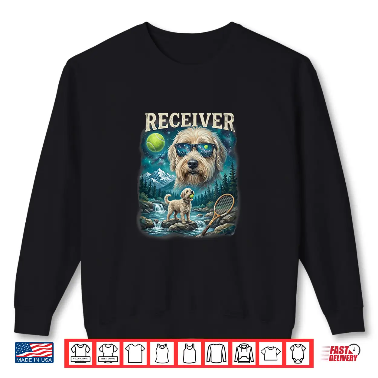 Receiver Tennis Ball Wheaten Terrier Champion Shirt Receiver Tennis Ball Wheaten Terrier Champion Shirt