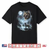 Tortoiseshell Cat Howling At The Moon 90S Retro Vintage Shirt