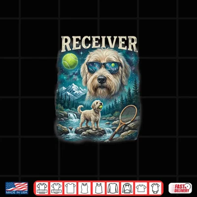 Receiver Tennis Ball Wheaten Terrier Champion Shirt 4 Design Receiver Tennis Ball Wheaten Terrier Champion Shirt 1