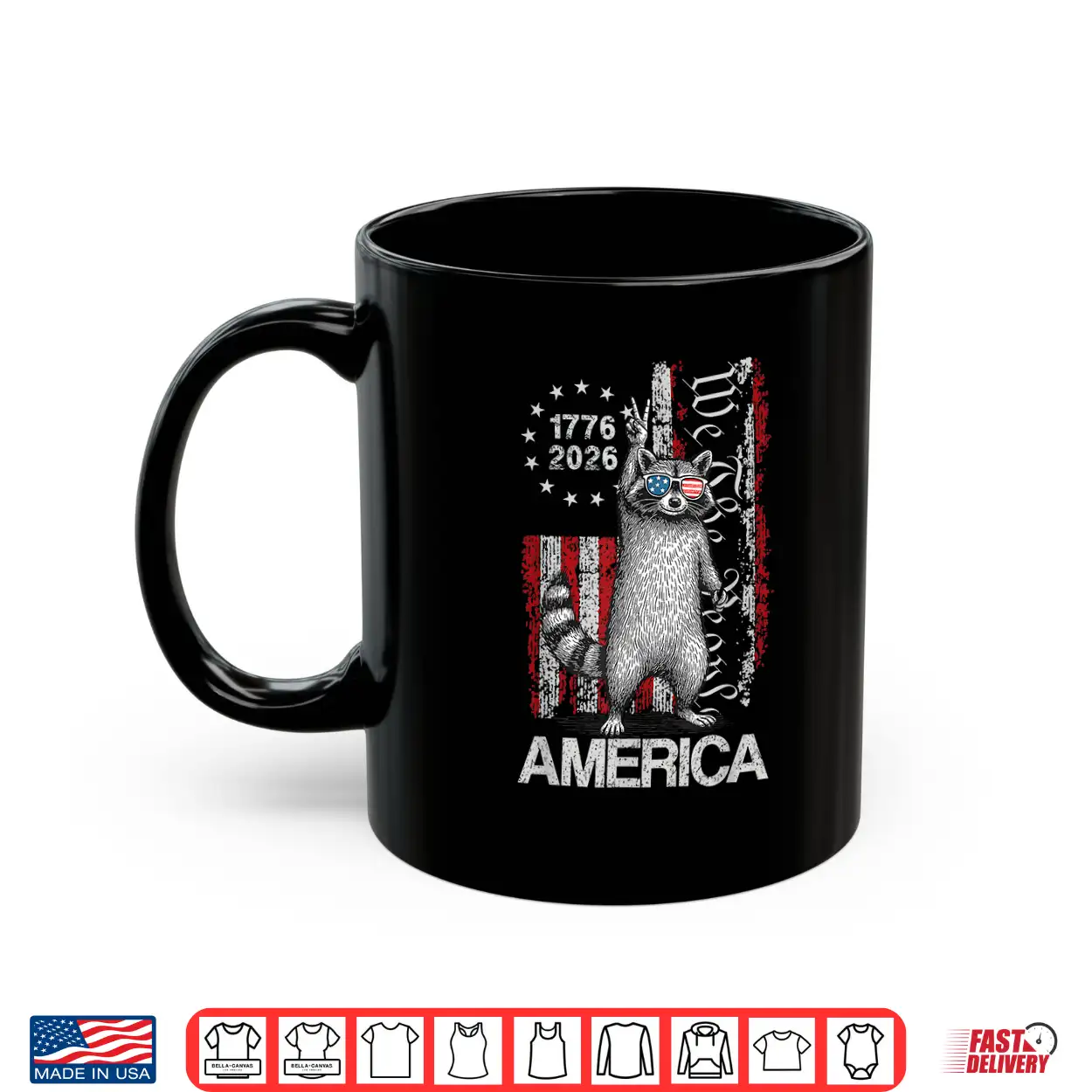 American Funny Patriotic Raccoon 250 Years 4Th Of July Shirt American Funny Patriotic Raccoon 250 Years 4Th Of July Shirt