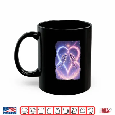 Astronaut Tarot The Lovers Cosmic Space Design Premium Tri Blend Shirt 2 Mug Astronaut Tarot The Lovers Cosmic Space Design Premium Tri Blend Shirt