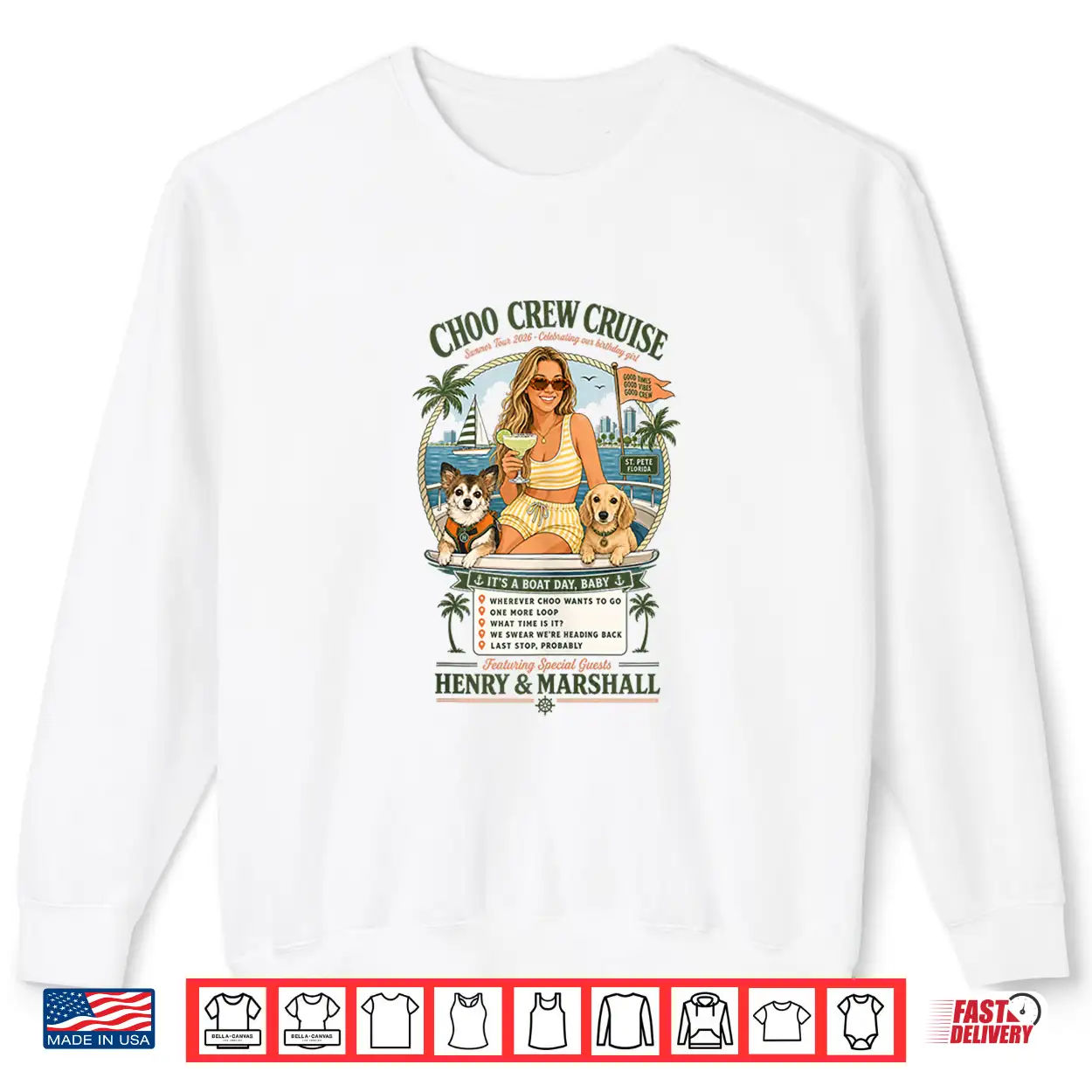 Choos Cruise Crew Shirt Choos Cruise Crew Shirt