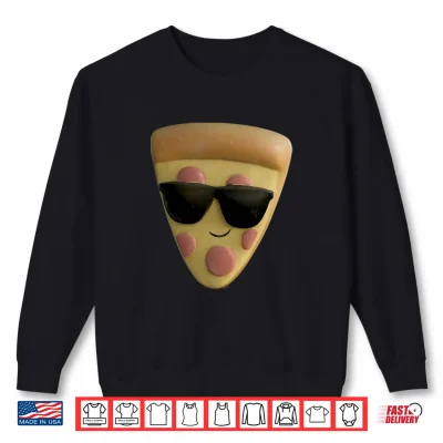 Disney And Pixar'S Toy Story 5 Pizza With Sunglasses Cool Shirt 2 Sweatshirt Disney and Pixars Toy Story 5 Pizza with Sunglasses Cool Shirt