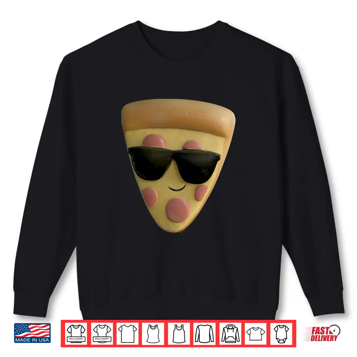 Disney And Pixar’S Toy Story 5 Pizza With Sunglasses Cool Shirt Disney And Pixar’S Toy Story 5 Pizza With Sunglasses Cool Shirt