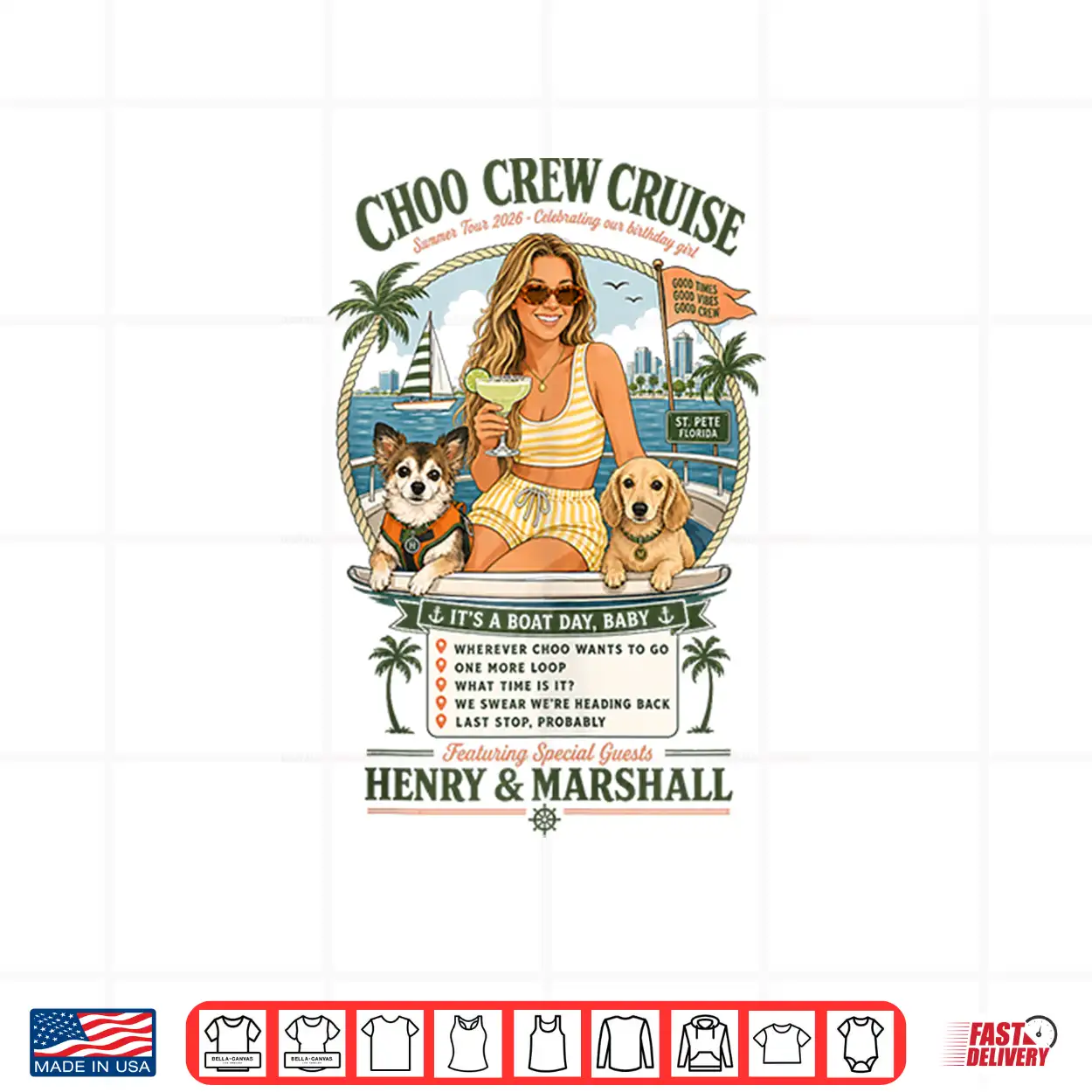 Choos Cruise Crew Shirt Choos Cruise Crew Shirt